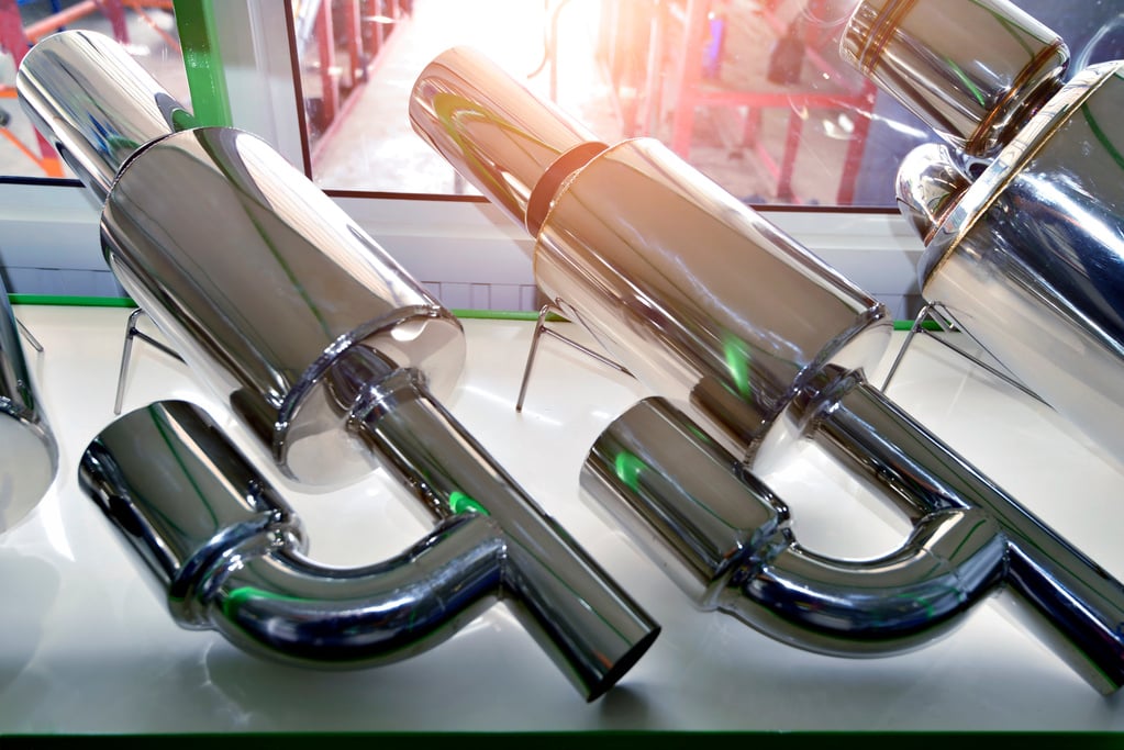 exhaust pipe for motor sports